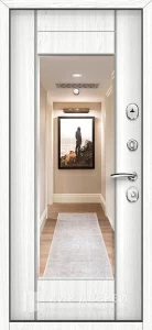 Антивандальная дверь из металла с зеркалом на заказ №17 внутренняя - фото