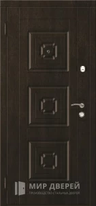 Входная дверь обшитая МДФ панелями №302 внутренняя - фото