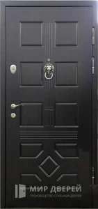 Входная морозостойкая дверь с зеркалом №3 внешняя - фото