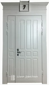 Элитная входная дверь в коттедж №50 внешняя - фото