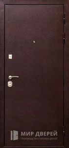 Дверь порошок + ламинат в квартиру №54 внешняя - фото