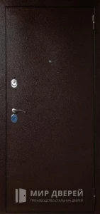 Бюджетная железная дверь антик №10 внешняя - фото