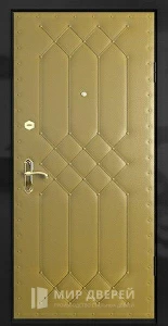 Входная дверь винилискожа в квартиру №30 внешняя - фото