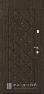 Уличная дверь в современном стиле на дачу №9 внутренняя - фото