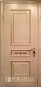 Красивая железная дверь в дом №4 внутренняя - фото