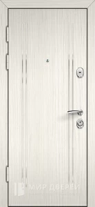 Стальная дверь светлая для загородного дома №2 внутренняя - фото
