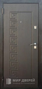 Металлическая дверь в современном стиле в гостиницу №3 внутренняя - фото