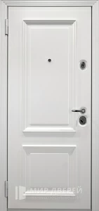 Бюджетная входная дверь в квартиру №5 внутренняя - фото