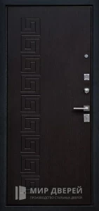 Дверь для частного дома на улицу стальная №381 внутренняя - фото